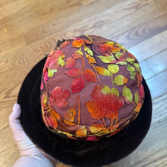 Vintage Union made Velvet Velour Hat Made In USA with Union Label Women’s VTG - Picture 3 of 6
